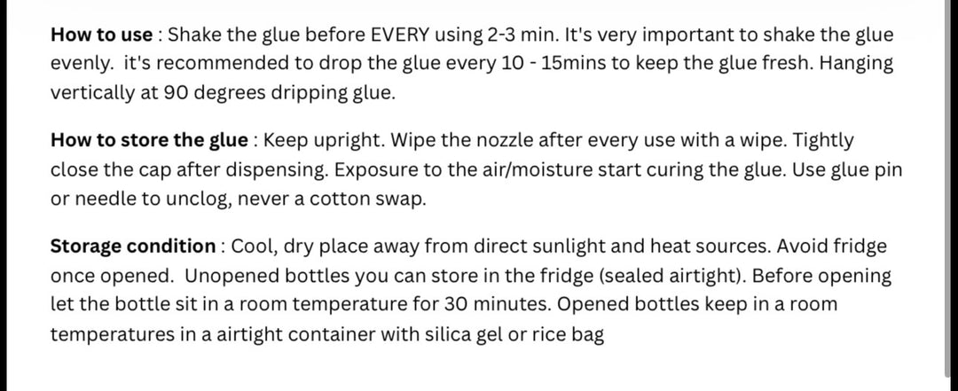 HERO Lash Adhesive 1s